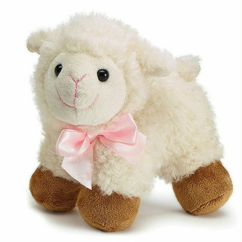 6.5" Musical Lamb with Bow